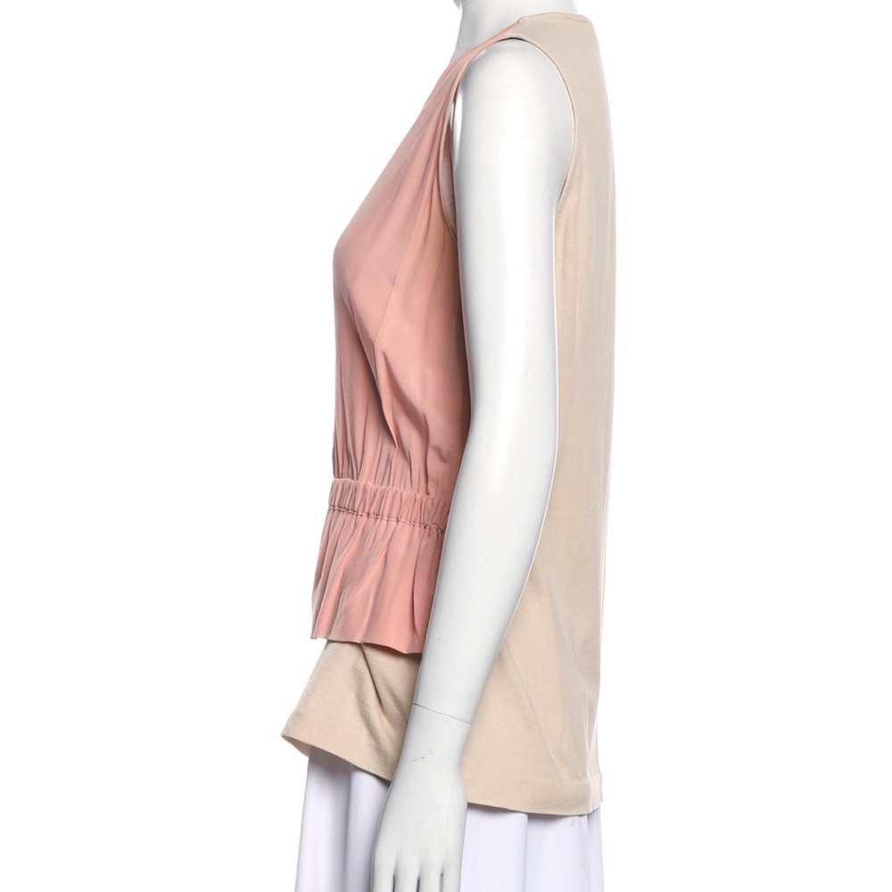•   Marni Blouse
•   Pink
•   Pleated Accents
•   Sleeveless with V-Neck - Picture 3 of 3